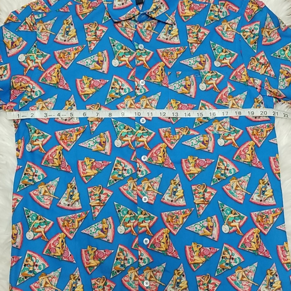 Haspel | Pizza & Pin Up Girl Shirt - Picture 9 of 10